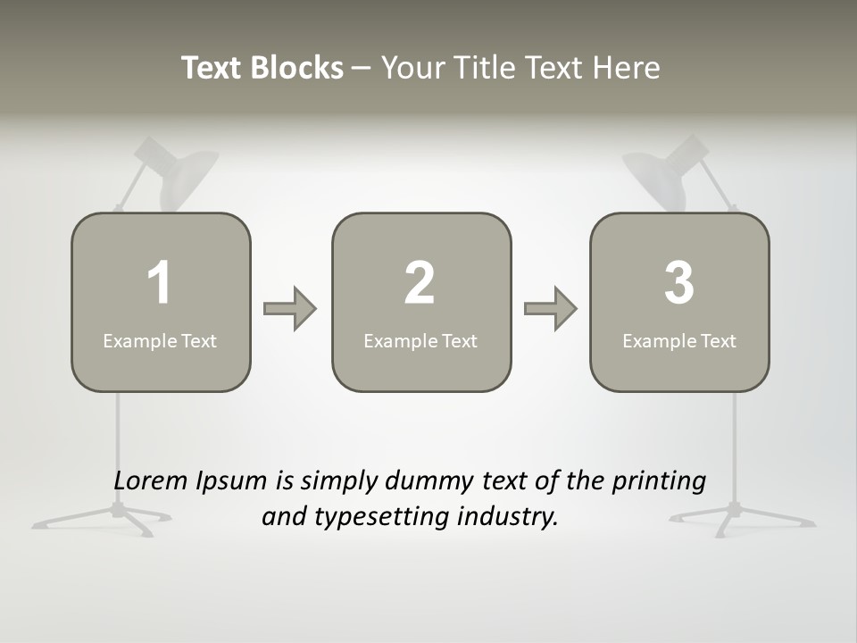 Photographing Cable Umbrella PowerPoint Template