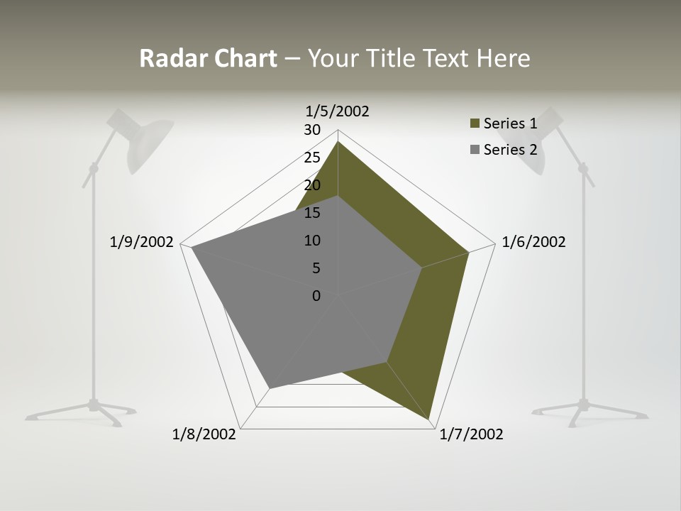 Photographing Cable Umbrella PowerPoint Template
