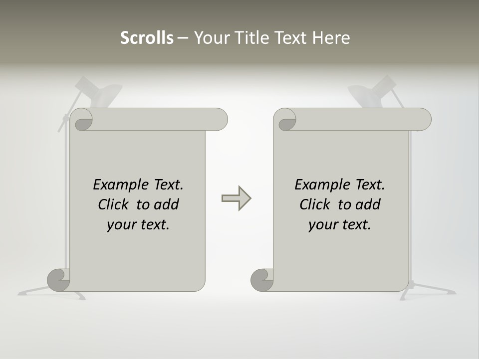 Photographing Cable Umbrella PowerPoint Template