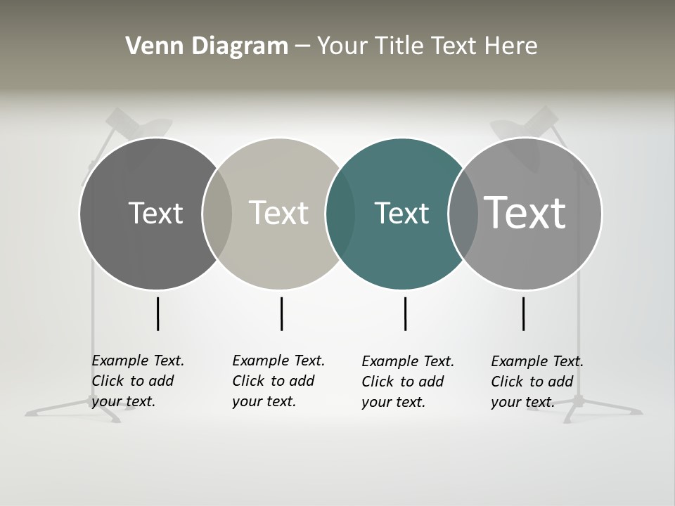 Photographing Cable Umbrella PowerPoint Template