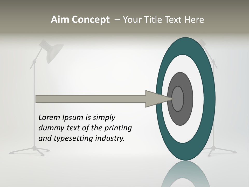 Photographing Cable Umbrella PowerPoint Template