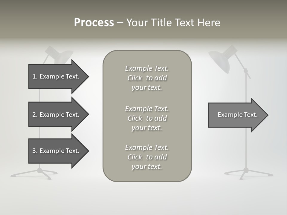 Photographing Cable Umbrella PowerPoint Template