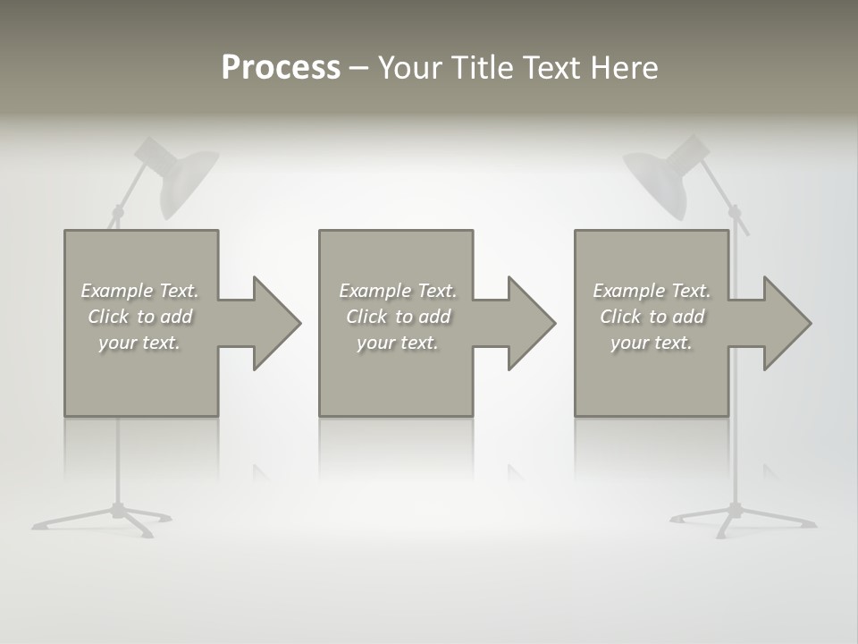 Photographing Cable Umbrella PowerPoint Template