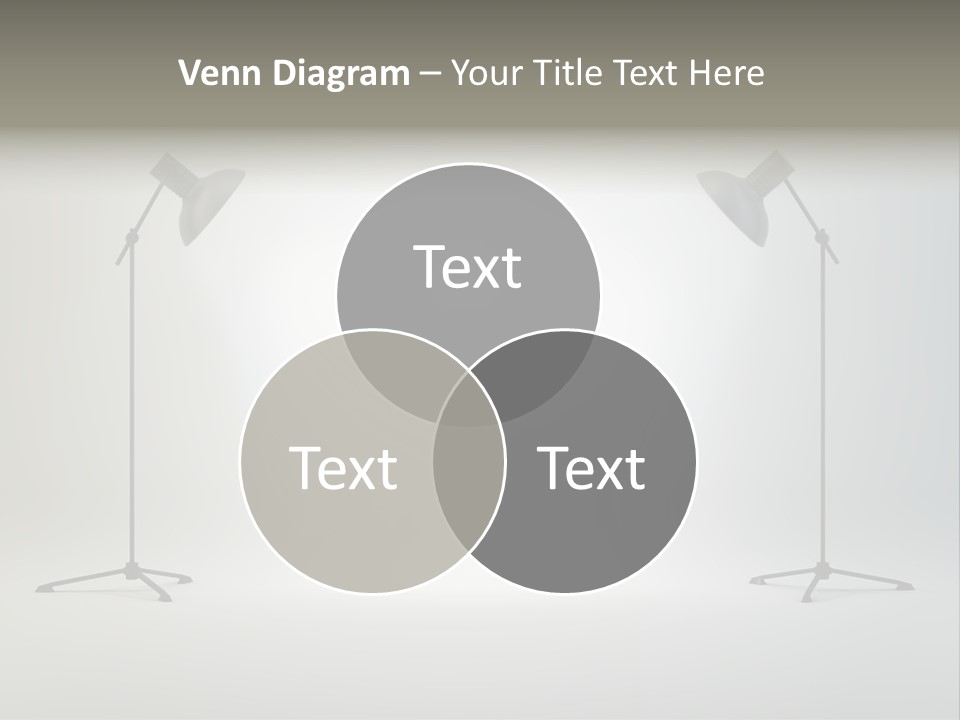 Photographing Cable Umbrella PowerPoint Template