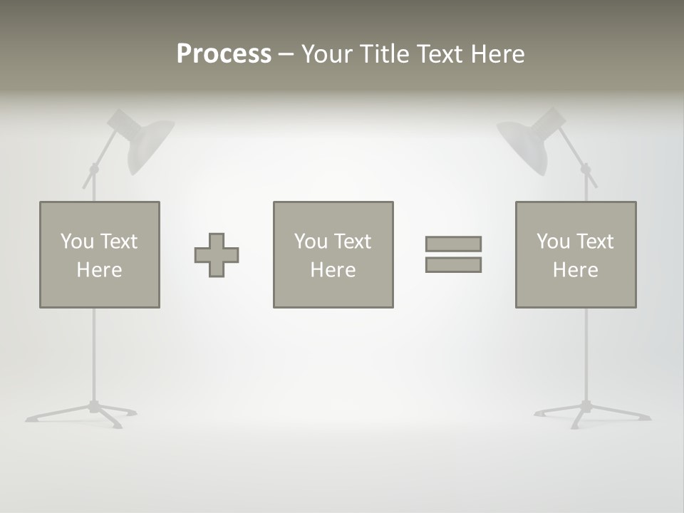 Photographing Cable Umbrella PowerPoint Template