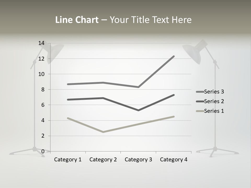 Photographing Cable Umbrella PowerPoint Template