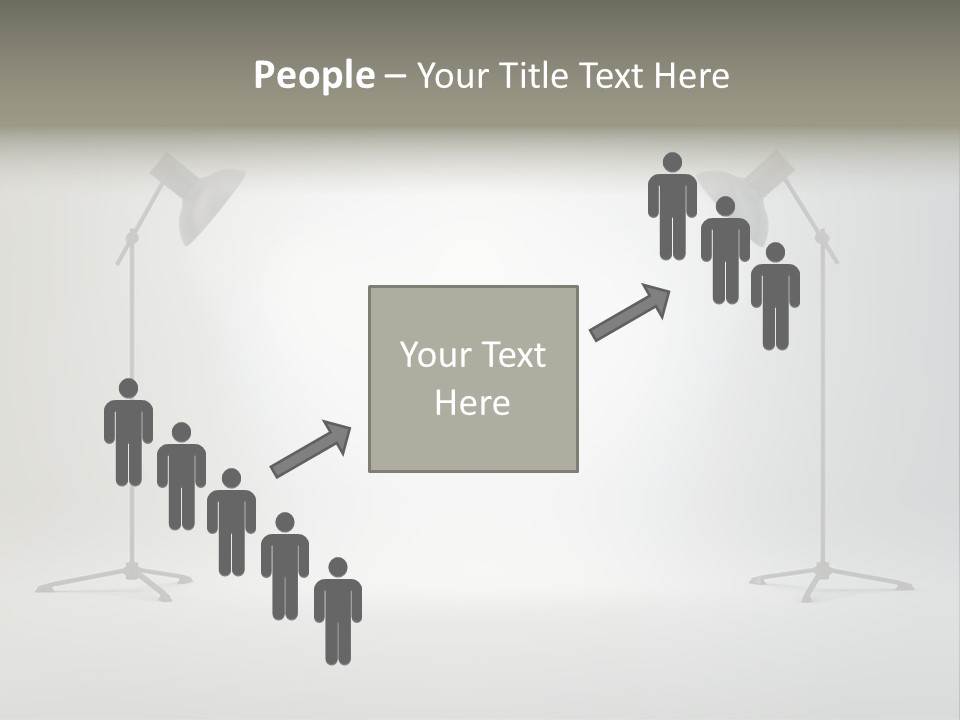 Photographing Cable Umbrella PowerPoint Template