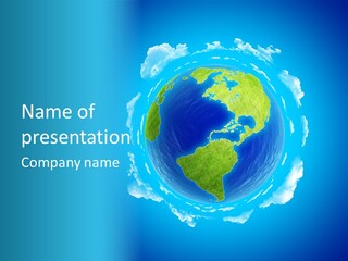 Planet World Cuba PowerPoint Template