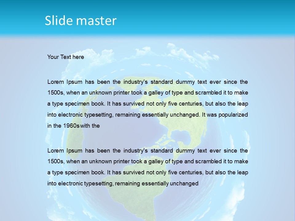Planet World Cuba PowerPoint Template