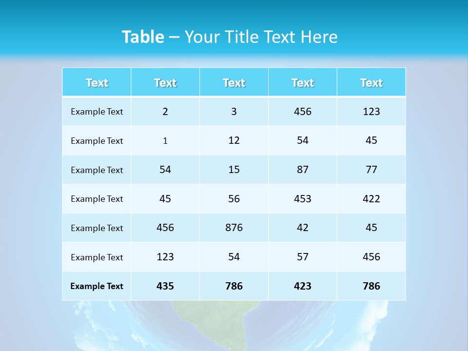 Planet World Cuba PowerPoint Template