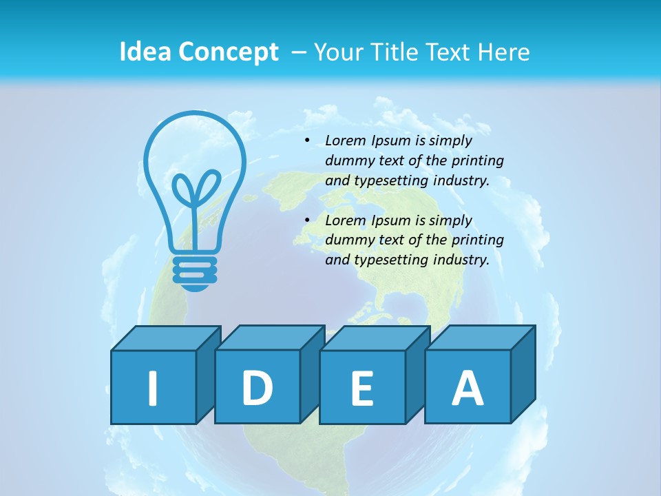 Planet World Cuba PowerPoint Template