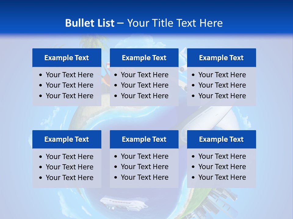 Background Business Cruise PowerPoint Template