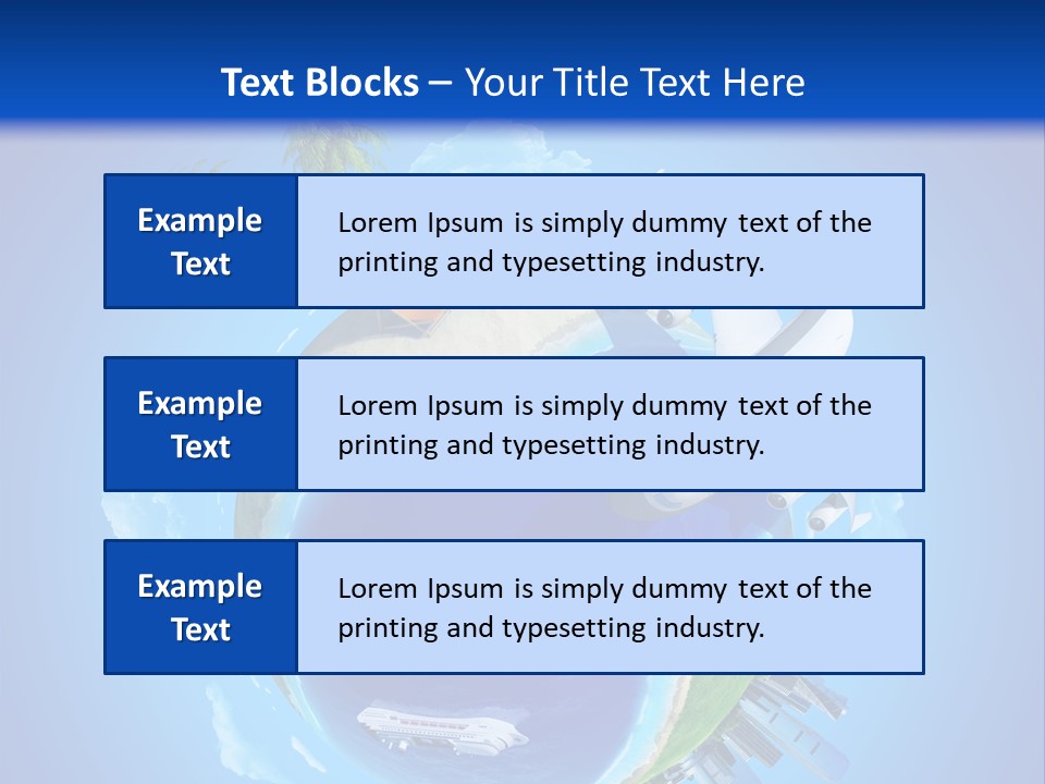 Background Business Cruise PowerPoint Template