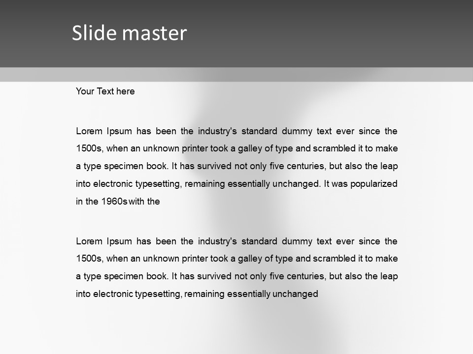 Ethereal Beautiful Ghost PowerPoint Template