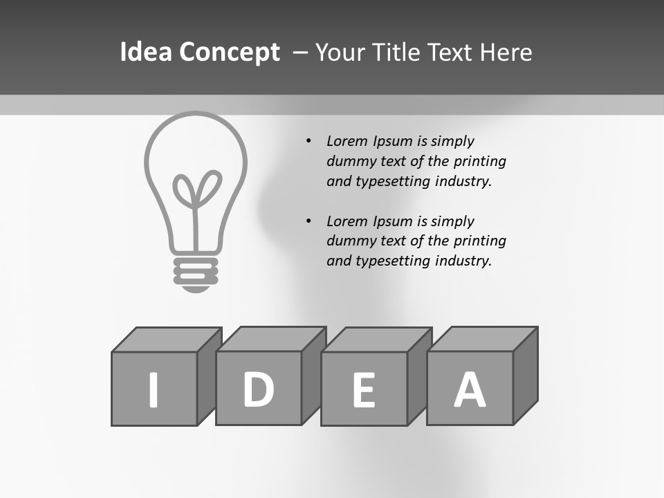 Ethereal Beautiful Ghost PowerPoint Template