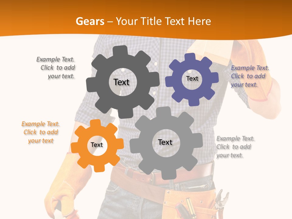 Industry Workwear Mechanic PowerPoint Template