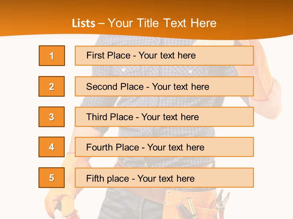 Industry Workwear Mechanic PowerPoint Template