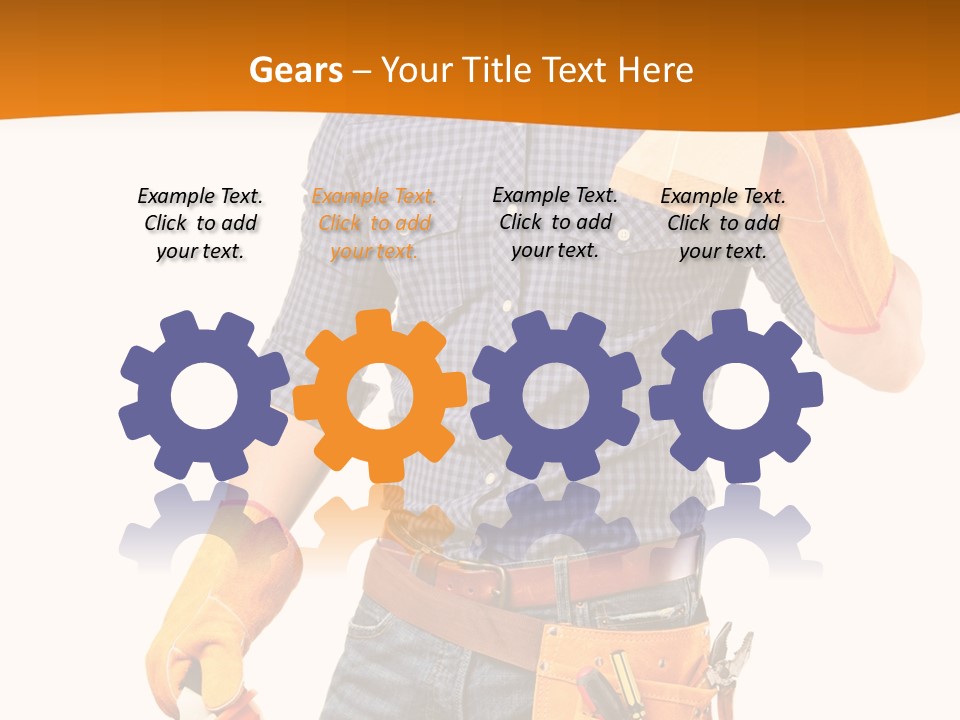 Industry Workwear Mechanic PowerPoint Template