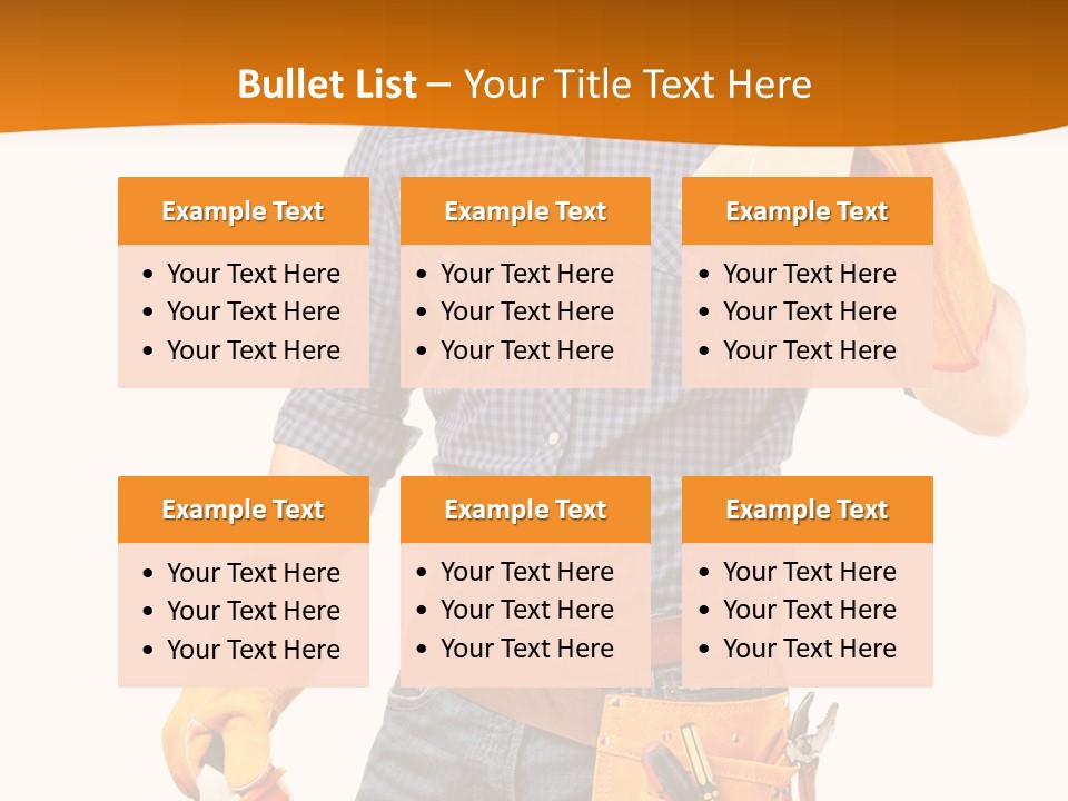Industry Workwear Mechanic PowerPoint Template