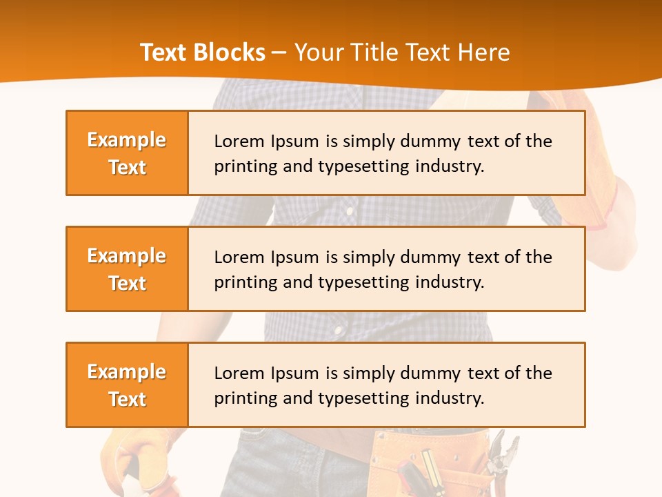 Industry Workwear Mechanic PowerPoint Template