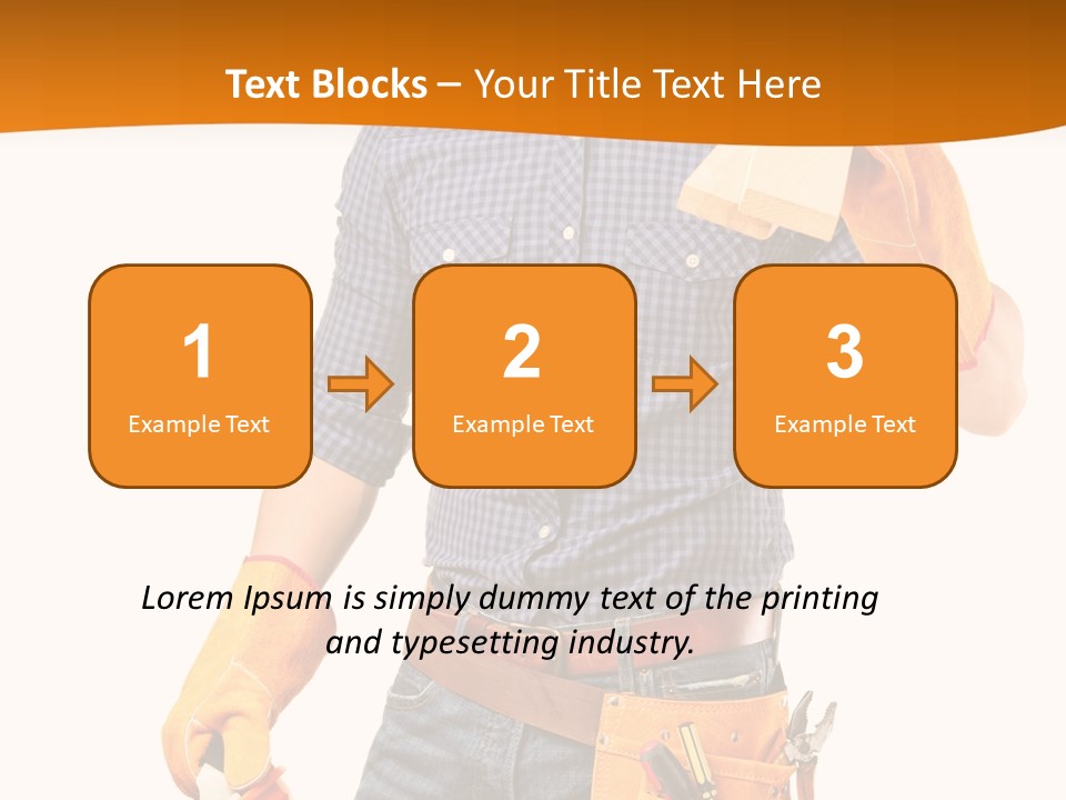 Industry Workwear Mechanic PowerPoint Template