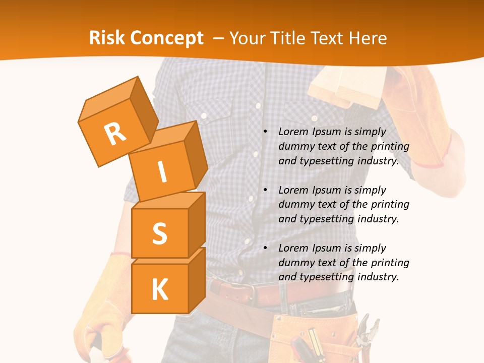 Industry Workwear Mechanic PowerPoint Template