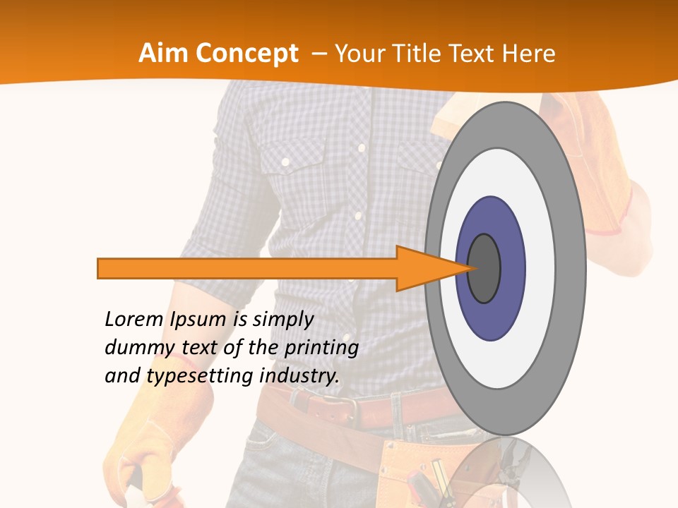 Industry Workwear Mechanic PowerPoint Template