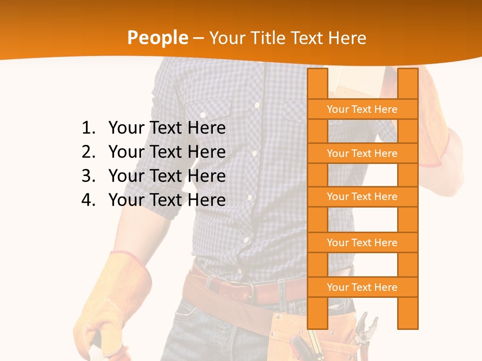 Industry Workwear Mechanic PowerPoint Template