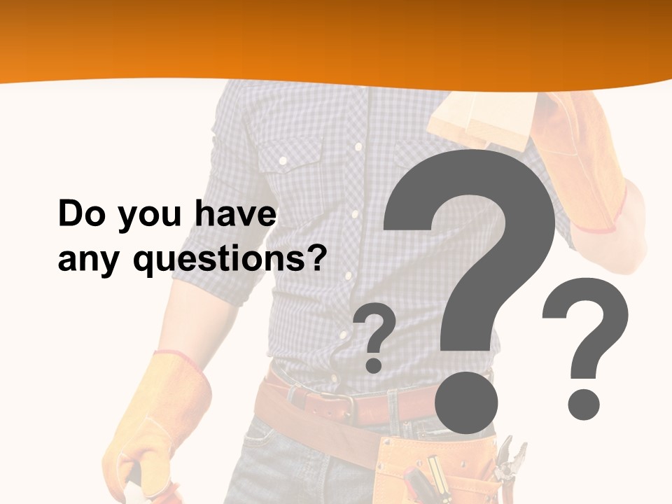 Industry Workwear Mechanic PowerPoint Template