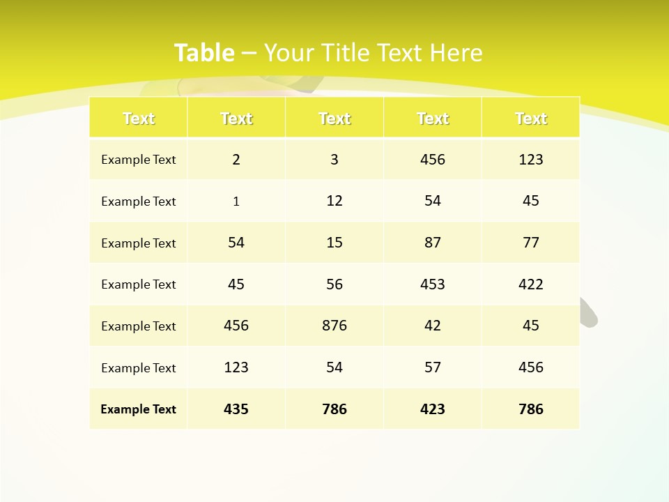 Slim Ballerina Dancer PowerPoint Template