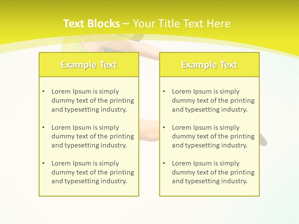 Slim Ballerina Dancer PowerPoint Template