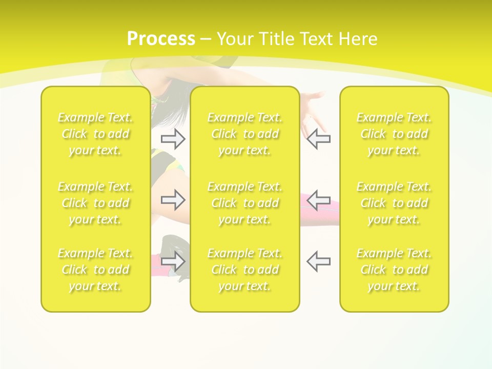 Slim Ballerina Dancer PowerPoint Template