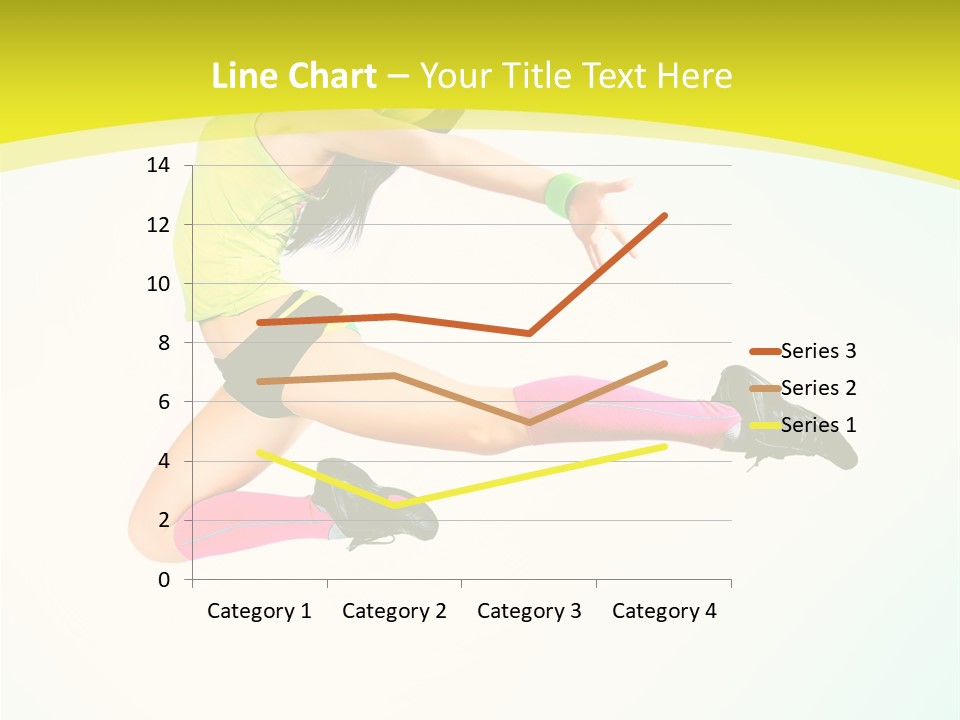 Slim Ballerina Dancer PowerPoint Template