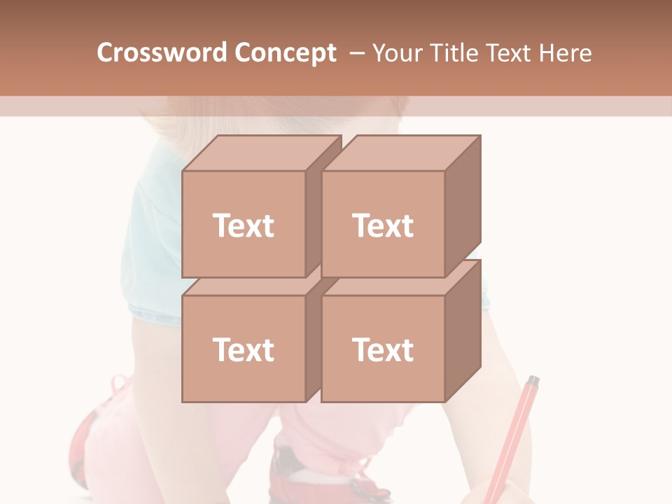 Draw Marker Childhood PowerPoint Template