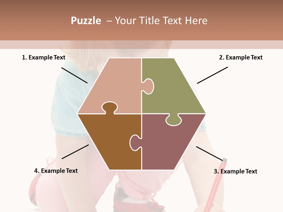 Draw Marker Childhood PowerPoint Template