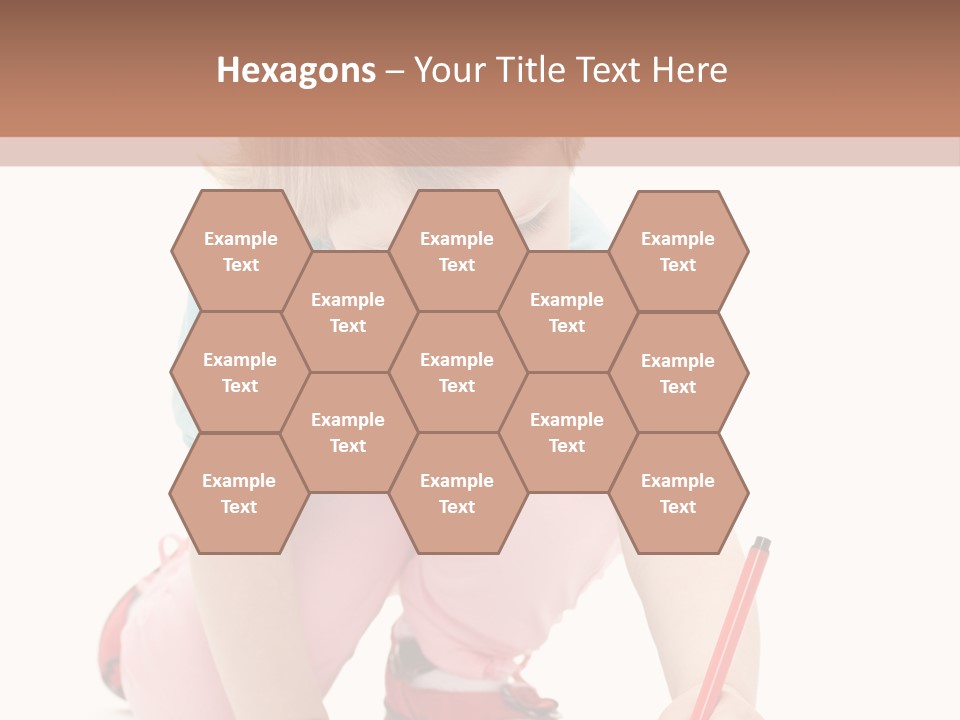 Draw Marker Childhood PowerPoint Template