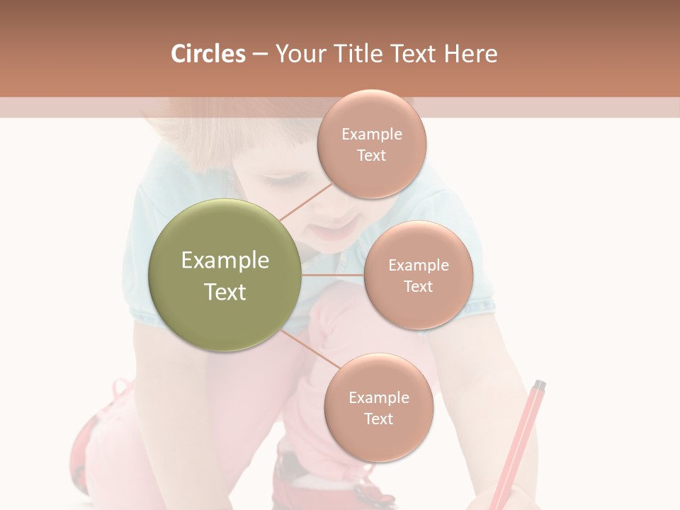 Draw Marker Childhood PowerPoint Template