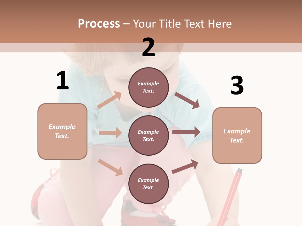 Draw Marker Childhood PowerPoint Template