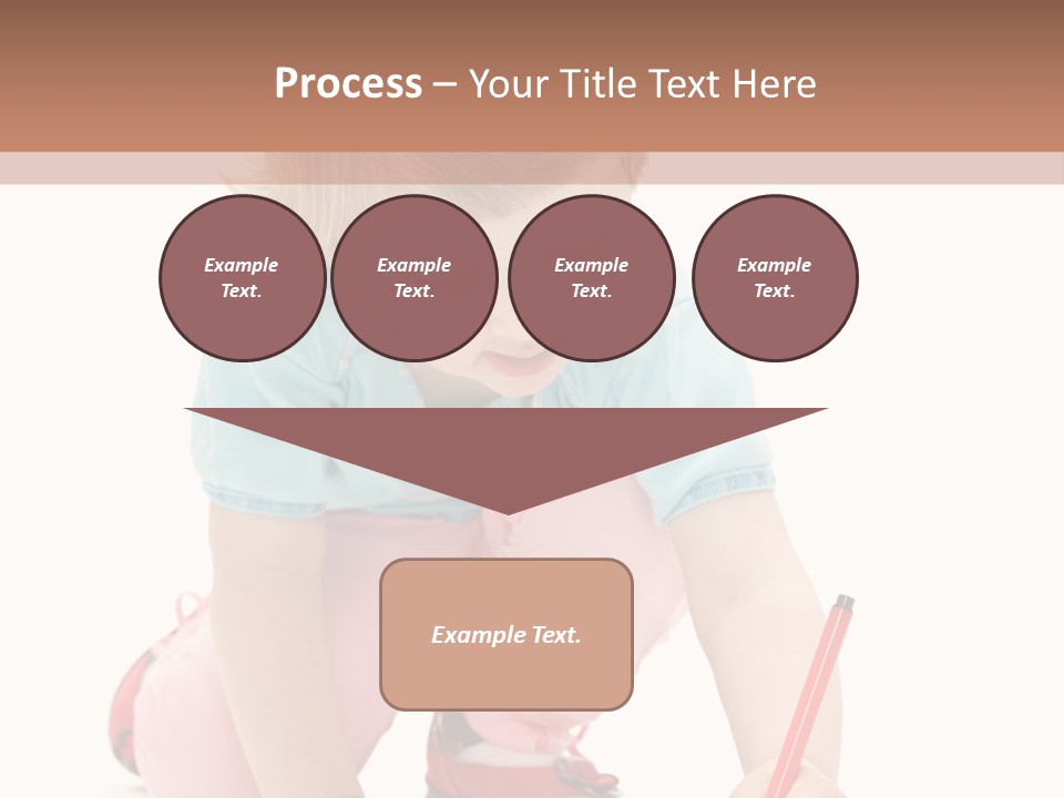 Draw Marker Childhood PowerPoint Template