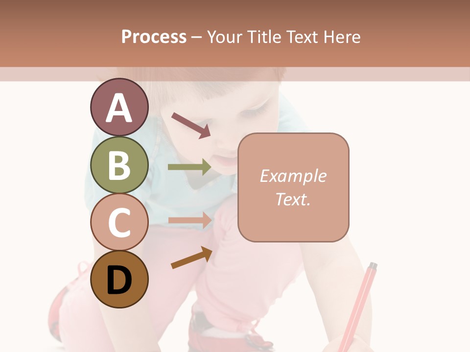 Draw Marker Childhood PowerPoint Template