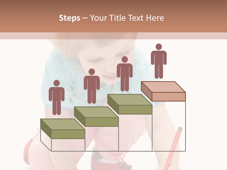 Draw Marker Childhood PowerPoint Template