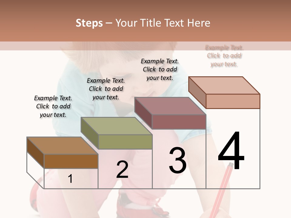 Draw Marker Childhood PowerPoint Template