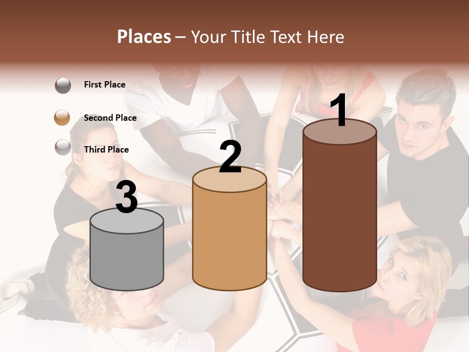 Men Football Happy PowerPoint Template