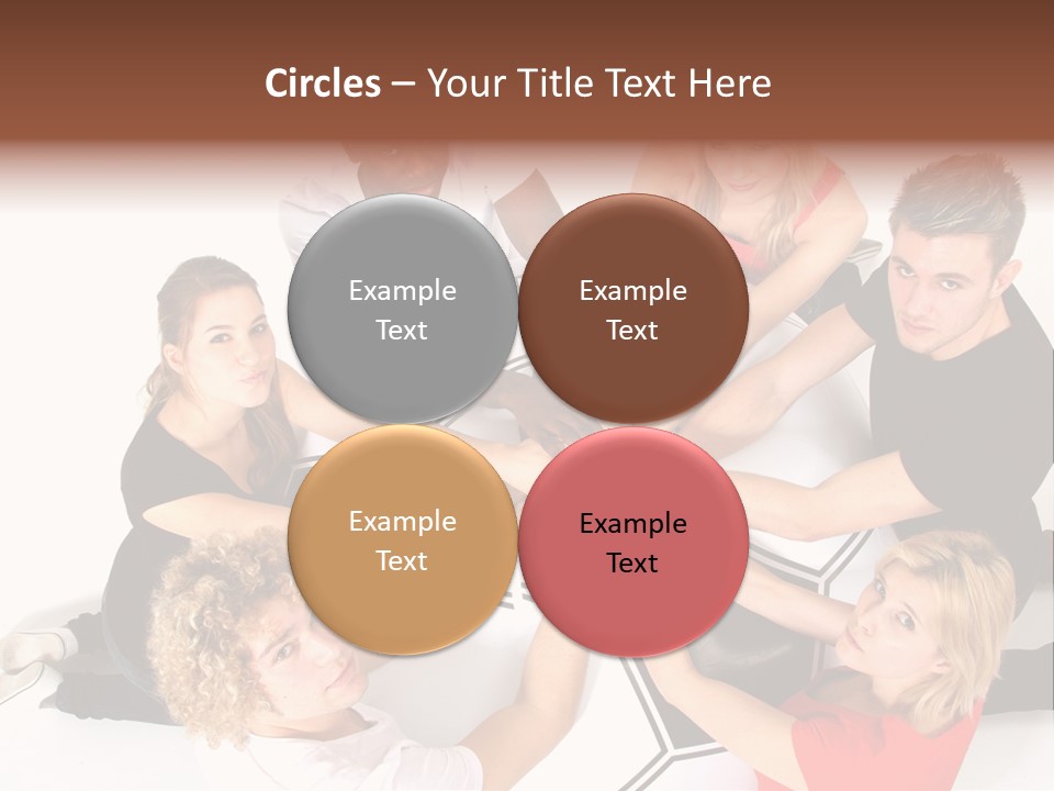 Men Football Happy PowerPoint Template