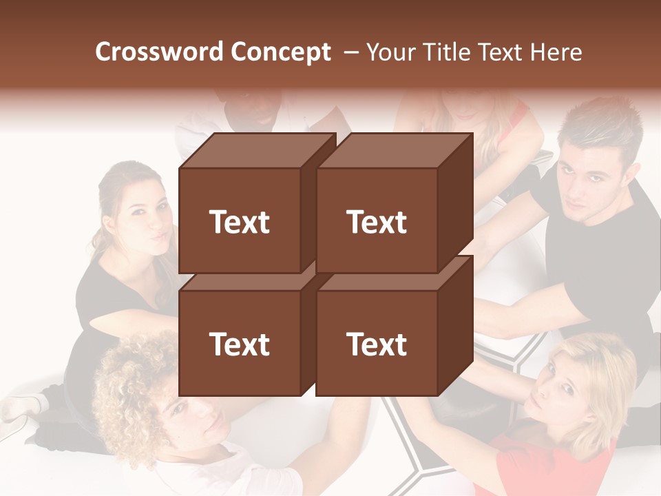 Men Football Happy PowerPoint Template