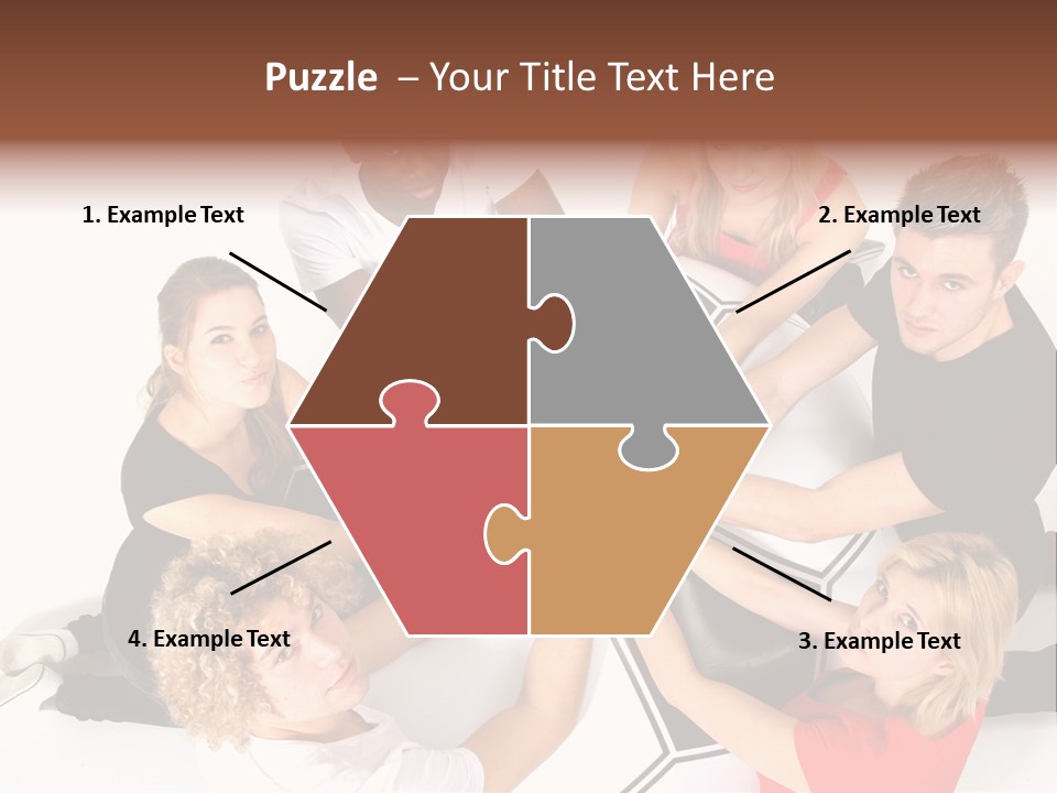 Men Football Happy PowerPoint Template