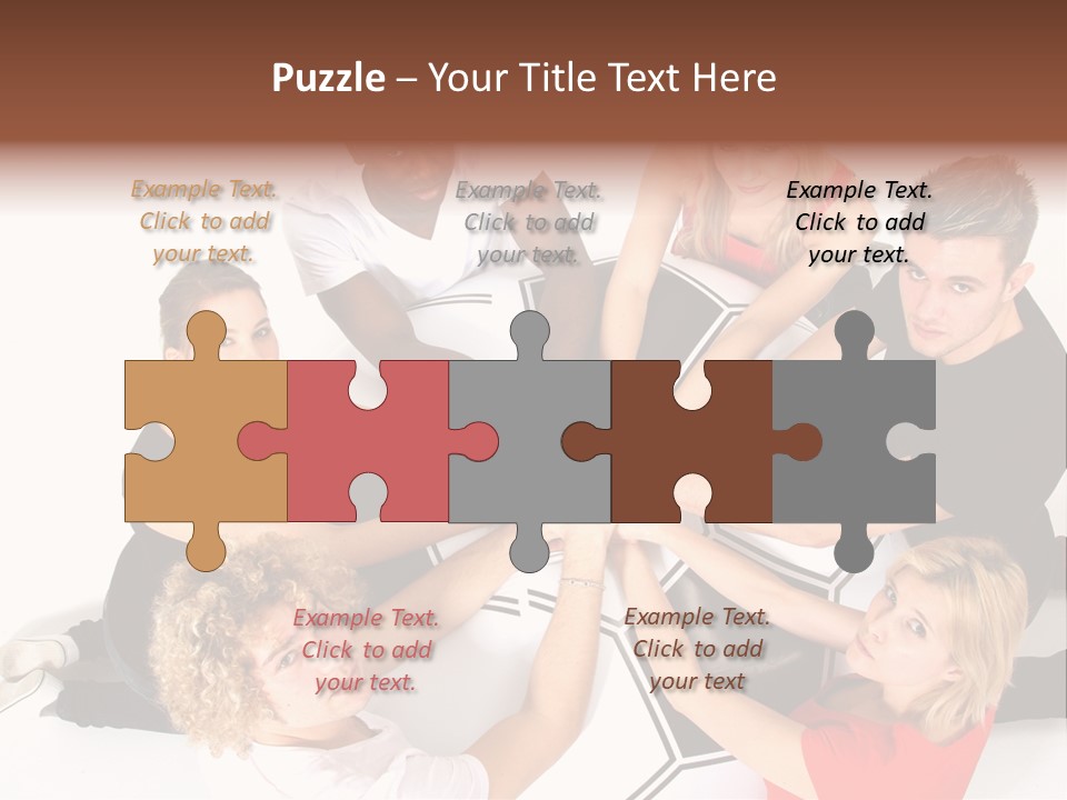 Men Football Happy PowerPoint Template