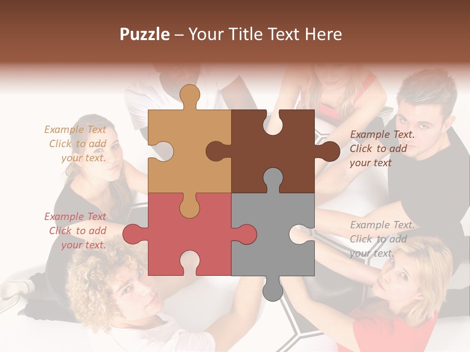 Men Football Happy PowerPoint Template