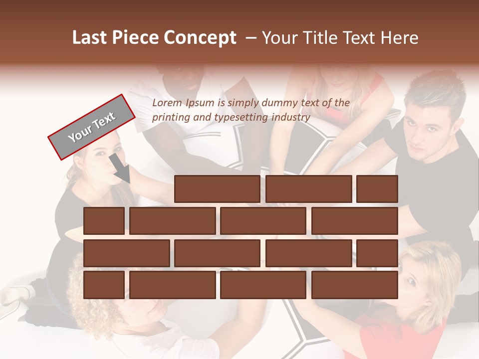 Men Football Happy PowerPoint Template