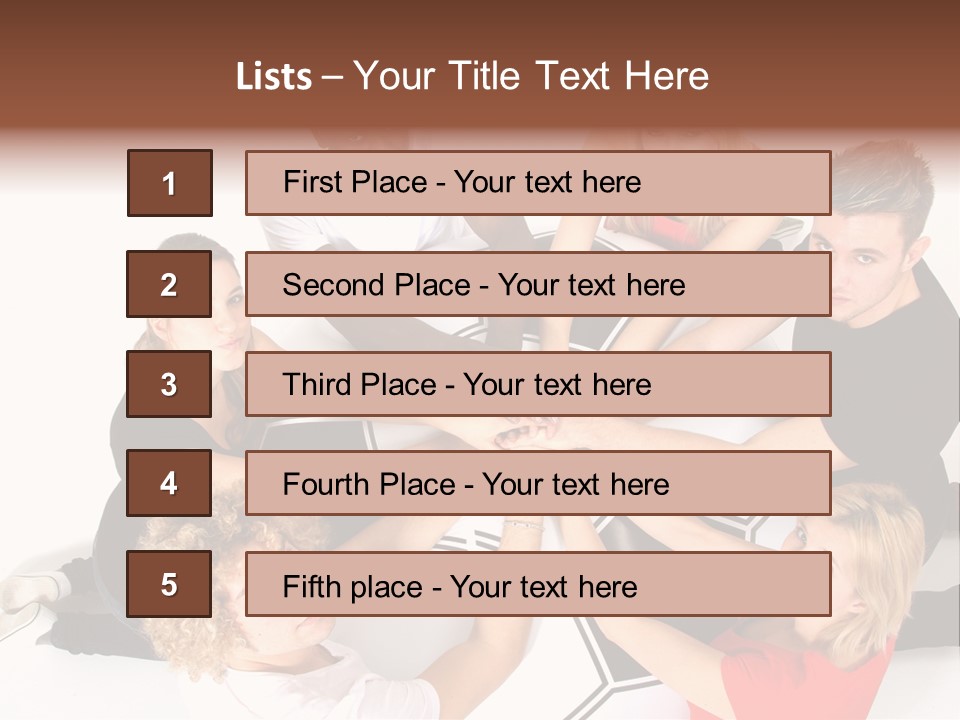 Men Football Happy PowerPoint Template